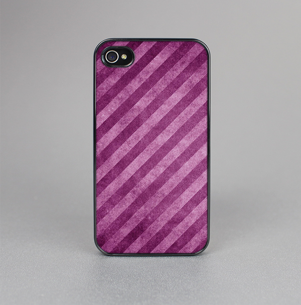 The Vector Grunge Purple Striped Skin-Sert for the Apple iPhone 4-4s Skin-Sert Case