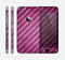 The Vector Grunge Purple Striped Skin for the Apple iPhone 6