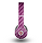 The Vector Grunge Purple Striped Skin for the Beats by Dre Original Solo-Solo HD Headphones