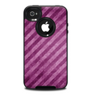 The Vector Grunge Purple Striped Skin for the iPhone 4-4s OtterBox Commuter Case
