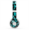 The Vector Hot Turquoise Cheetah Print Skin for the Beats by Dre Solo 2 Headphones