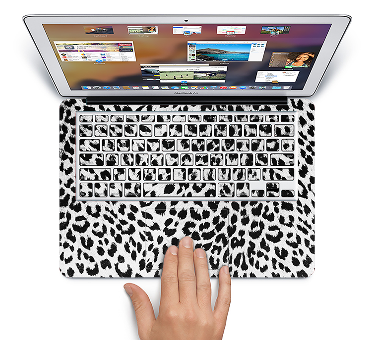 The Vector Leopard Animal Print Skin Set for the Apple MacBook Pro 15" with Retina Display