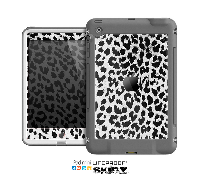 The Vector Leopard Animal Print Skin for the Apple iPad Mini LifeProof Case