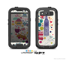The Vector London Sketchbook Collage Skin For The Samsung Galaxy S3 LifeProof Case