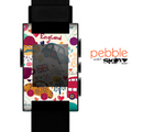 The Vector London Sketchbook Collage Skin for the Pebble SmartWatch
