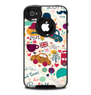 The Vector London Sketchbook Collage Skin for the iPhone 4-4s OtterBox Commuter Case
