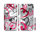 The Vector Love Hearts Collage Sectioned Skin Series for the Apple iPhone 6s Plus