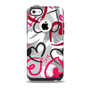 The Vector Love Hearts Collage Skin for the iPhone 5c OtterBox Commuter Case