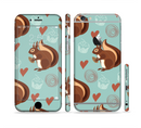 The Vector Love & Nuts Squirrel Sectioned Skin Series for the Apple iPhone 6/6s Plus