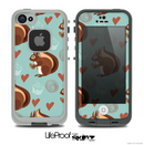 The Vector Love & Nuts Squirrel Skin for the iPhone 4 or 5 LifeProof Case