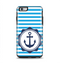 The Vector Navy Anchor with Blue Stripes Apple iPhone 6 Plus Otterbox Symmetry Case Skin Set