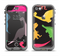 The Vector Neon Dinosaur Apple iPhone 5c LifeProof Nuud Case Skin Set