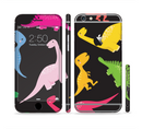 The Vector Neon Dinosaur Sectioned Skin Series for the Apple iPhone 6/6s Plus