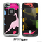 The Vector Neon Dinosaur Skin for the iPhone 4 or 5 LifeProof Case