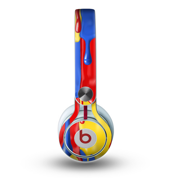 The Vector Paint Drips Skin for the Beats by Dre Mixr Headphones