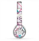 The Vector Pink & White Modern Aztec Pattern Skin for the Beats by Dre Solo 2 Headphones