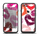 The Vector Puckered Color Lip Prints Apple iPhone 6/6s LifeProof Fre Case Skin Set