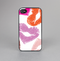 The Vector Puckered Color Lip Prints Skin-Sert for the Apple iPhone 4-4s Skin-Sert Case