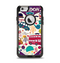 The Vector Purple Heart London Collage Apple iPhone 6 Otterbox Commuter Case Skin Set