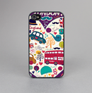 The Vector Purple Heart London Collage Skin-Sert for the Apple iPhone 4-4s Skin-Sert Case