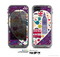 The Vector Purple Heart London Collage Skin for the Apple iPhone 5c LifeProof Case