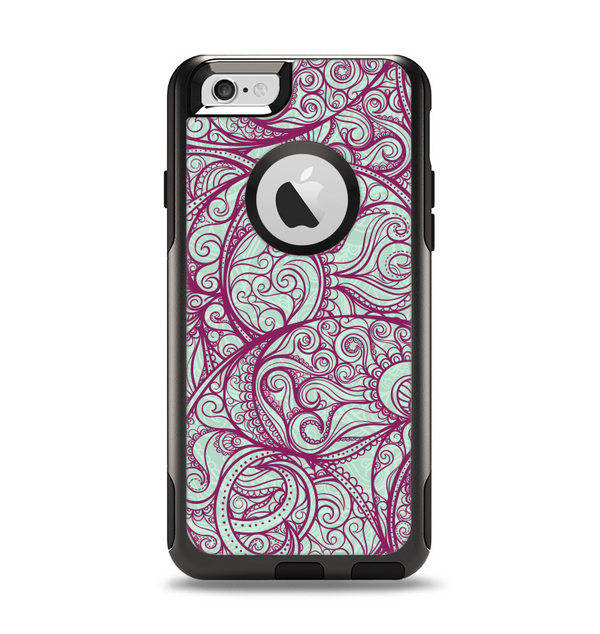 The Vector Purple Thin Laced Apple iPhone 6 Otterbox Commuter Case Skin Set