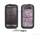 The Vector Purple Thin Laced Skin For The Samsung Galaxy S3 LifeProof Case