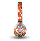 The Vector Red & Black Coffee Love Pattern Skin for the Beats by Dre Mixr Headphones