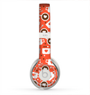 The Vector Red & Black Coffee Love Pattern Skin for the Beats by Dre Solo 2 Headphones