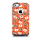 The Vector Red & Black Coffee Love Pattern Skin for the iPhone 5c OtterBox Commuter Case