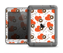 The Vector Red Hearts with Coffee Mugs Apple iPad Air LifeProof Fre Case Skin Set
