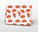 The Vector Red Hearts with Coffee Mugs Skin Set for the Apple MacBook Pro 15" with Retina Display