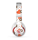 The Vector Red Hearts with Coffee Mugs Skin for the Beats by Dre Studio (2013+ Version) Headphones