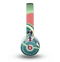 The Vector Retro Green Waves Skin for the Beats by Dre Mixr Headphones