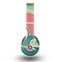 The Vector Retro Green Waves Skin for the Beats by Dre Original Solo-Solo HD Headphones