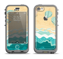 The Vector SeaShore Apple iPhone 5c LifeProof Nuud Case Skin Set