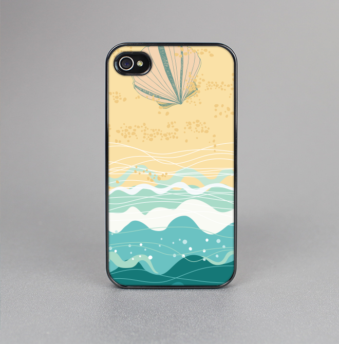 The Vector SeaShore Skin-Sert for the Apple iPhone 4-4s Skin-Sert Case