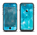 The Vector Shiny Blue Crystal Pattern Apple iPhone 6/6s LifeProof Fre Case Skin Set