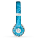 The Vector Shiny Blue Crystal Pattern Skin for the Beats by Dre Solo 2 Headphones