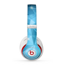 The Vector Shiny Blue Crystal Pattern Skin for the Beats by Dre Studio (2013+ Version) Headphones