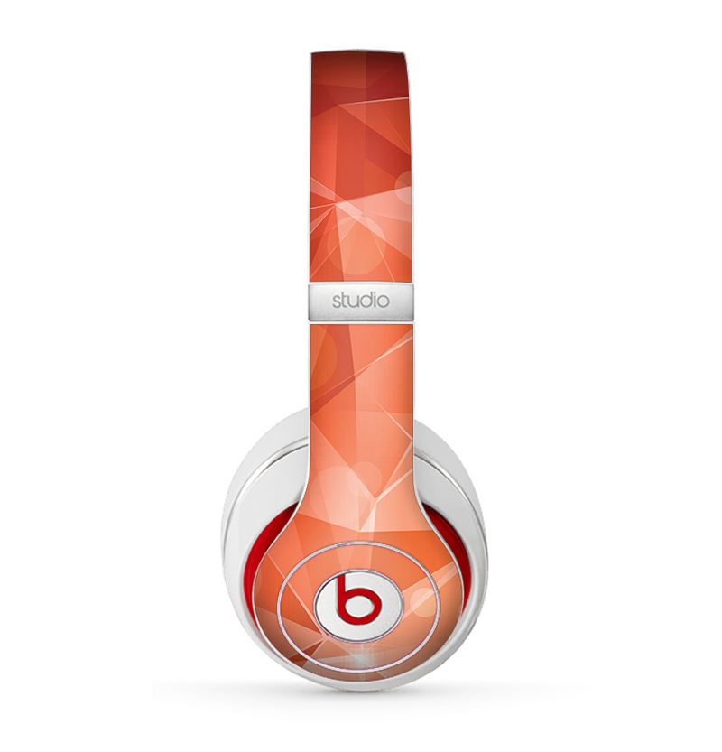 The Vector Shiny Coral Crystal Pattern Skin for the Beats by Dre Studio (2013+ Version) Headphones