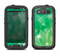The Vector Shiny Green Crystal Pattern Samsung Galaxy S3 LifeProof Fre Case Skin Set