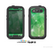 The Vector Shiny Green Crystal Pattern Skin For The Samsung Galaxy S3 LifeProof Case