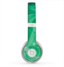 The Vector Shiny Green Crystal Pattern Skin for the Beats by Dre Solo 2 Headphones