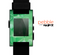 The Vector Shiny Green Crystal Pattern Skin for the Pebble SmartWatch