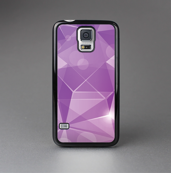 The Vector Shiny Pink Crystal Pattern Skin-Sert Case for the Samsung Galaxy S5