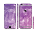 The Vector Shiny Pink Crystal Pattern Sectioned Skin Series for the Apple iPhone 6/6s Plus