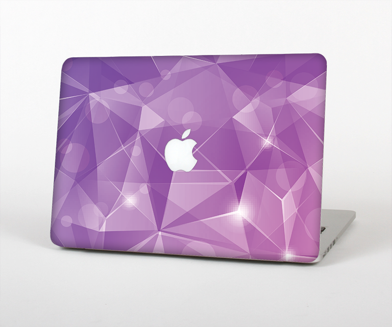 The Vector Shiny Pink Crystal Pattern Skin Set for the Apple MacBook Pro 15" with Retina Display