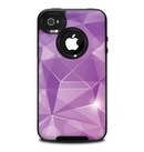 The Vector Shiny Pink Crystal Pattern Skin for the iPhone 4-4s OtterBox Commuter Case