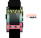 The Vector Sketched Yellow-Teal-Pink Aztec Pattern Skin for the Pebble SmartWatch